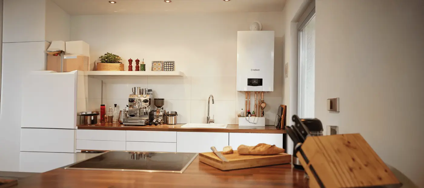vaillant boiler in nice Hull kitchen