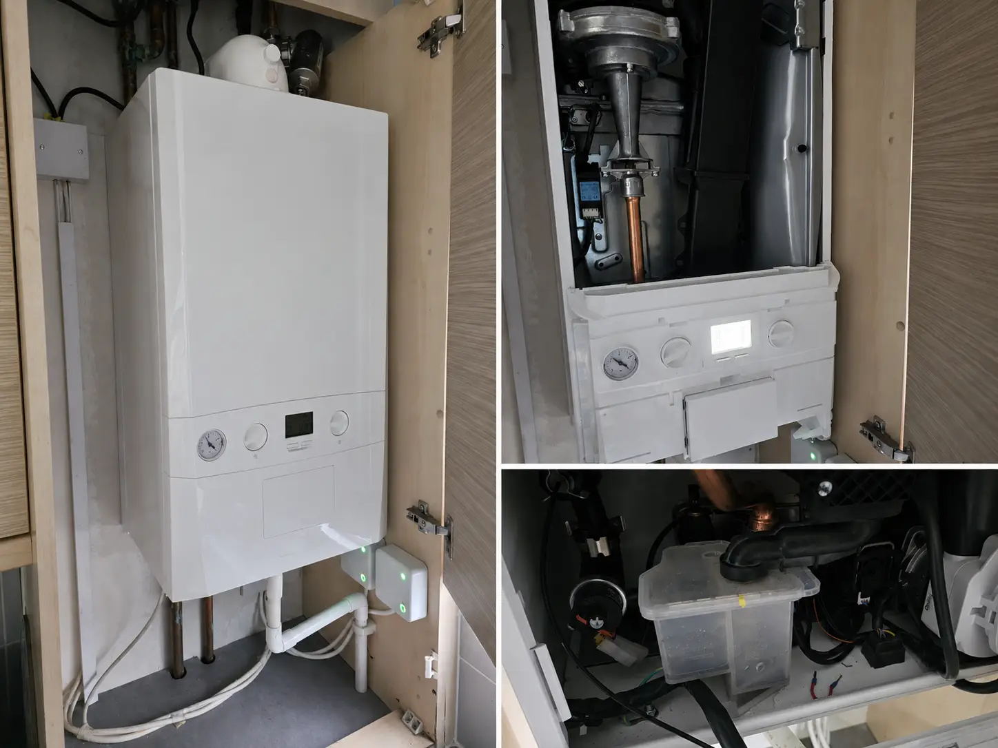 Ideal boiler Logic servicing for a customer in Hull